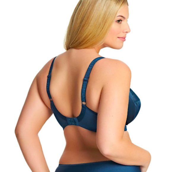 Elomi Cate Underwire Bra 34 DDD Teal - Picture 2 of 2